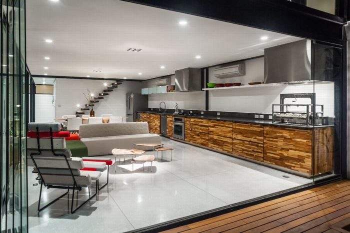 mẫu nhà phố đẹp hình chữ nhật 21