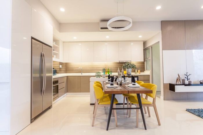 Báo giá thi công nhà bếp đầy màu sắc và phong cách 32