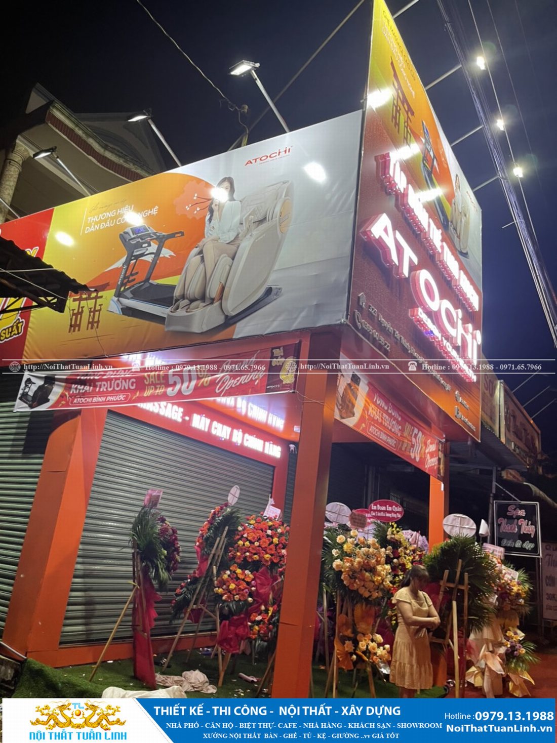 Thiết kế thi công showroom Tập Đoàn Thể Thao Atochi tại Bình Phước 45