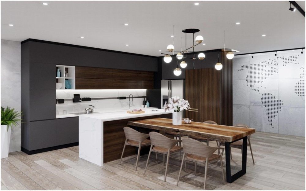 Thiết kế nhà bếp đẹp hiện đại 2
