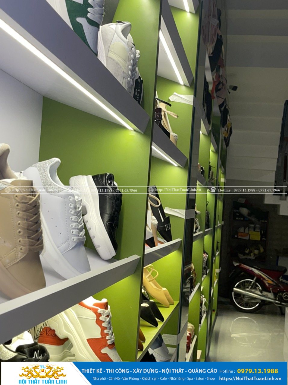 Báo giá thiết kế thi công nội thất shop thời trang Minh Khang Sport tại Phú Giáo Bình Dương 6