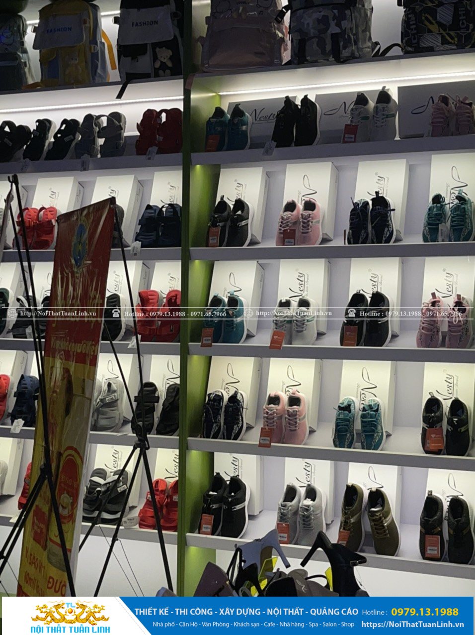 Báo giá thiết kế thi công nội thất shop thời trang Minh Khang Sport tại Phú Giáo Bình Dương 266