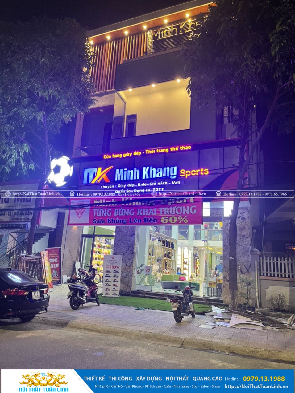 Báo giá thiết kế thi công nội thất shop thời trang Minh Khang Sport tại Phú Giáo Bình Dương 45