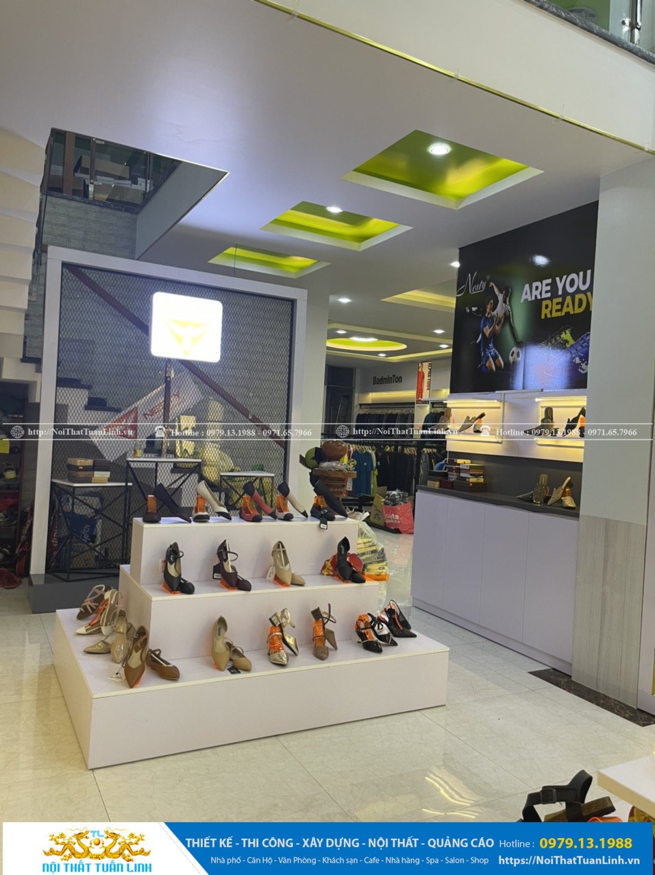 Báo giá thiết kế thi công nội thất shop thời trang Minh Khang Sport tại Phú Giáo Bình Dương 144