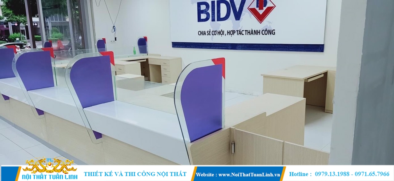 Thiết kế thi công nội thất văn phòng ngân hàng tại Bình Dương TPHCM Đồng Nai 15