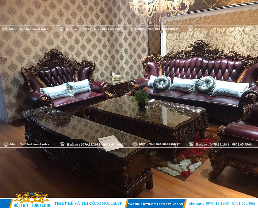 Bộ nội thất cổ điển đẹp mê ly 