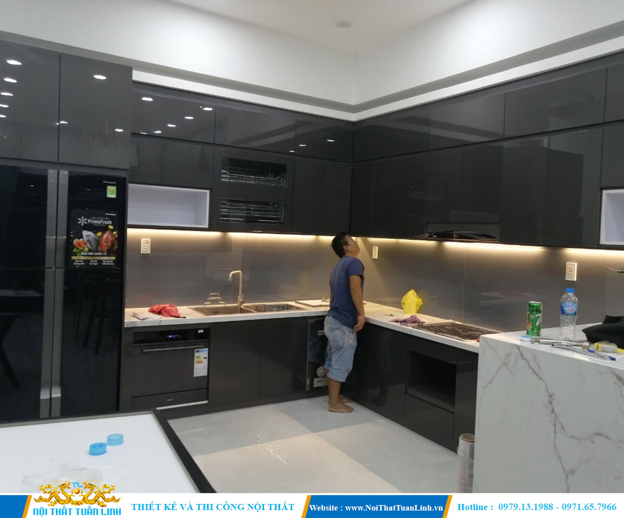 Thiết kế thi công nội thất nhà bếp tại TPHCM 2