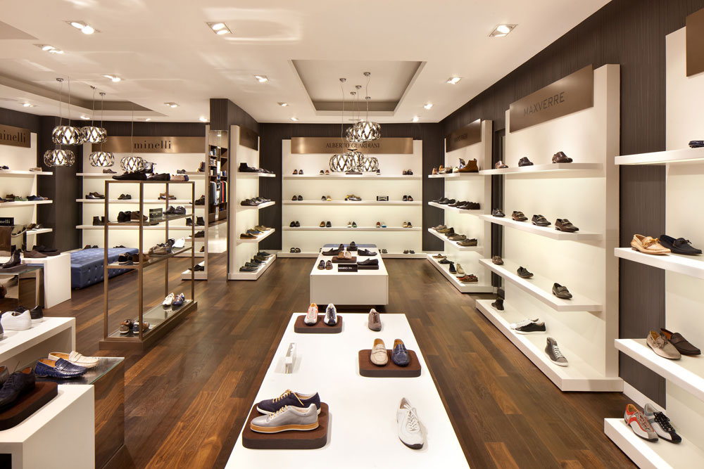 Thiết kế nội thất showroom giầy 1