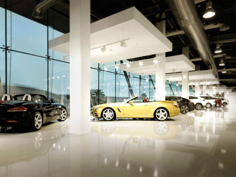Thiết kế nội thất showroom OTO 1