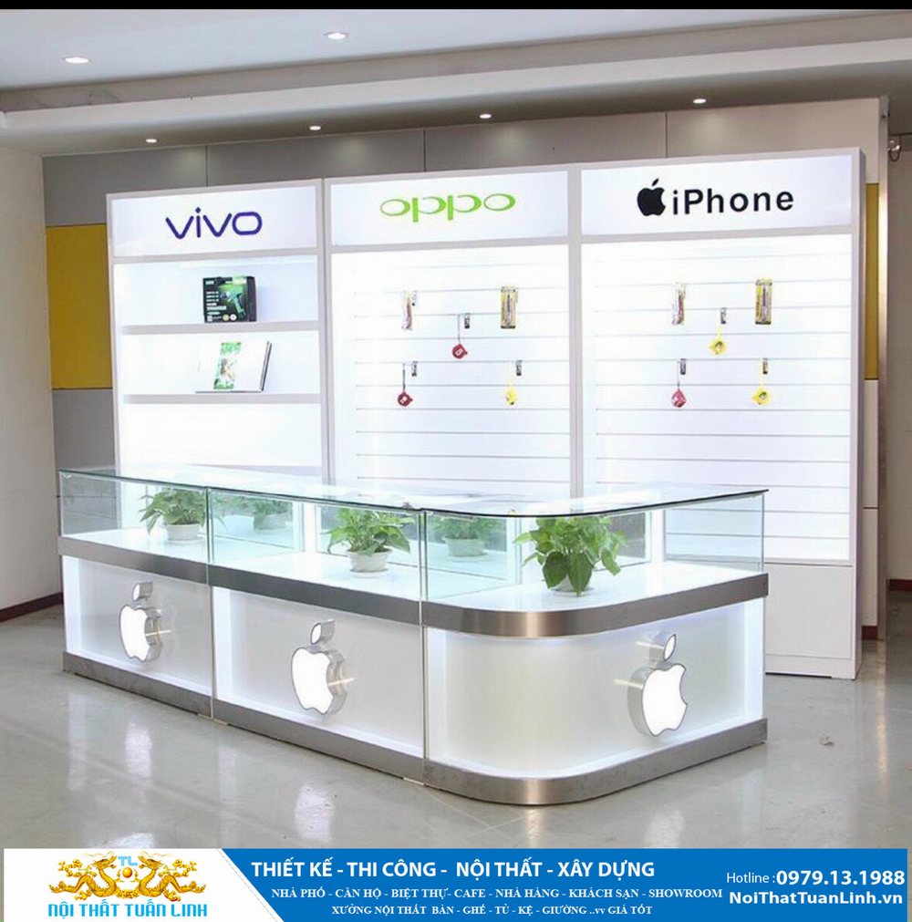 Báo giá thiết kế thi công showroom điện thoại tại Bình Dương 2