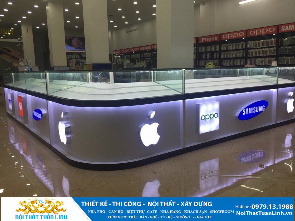 Báo giá thiết kế thi công showroom điện thoại tại Bình Dương 3