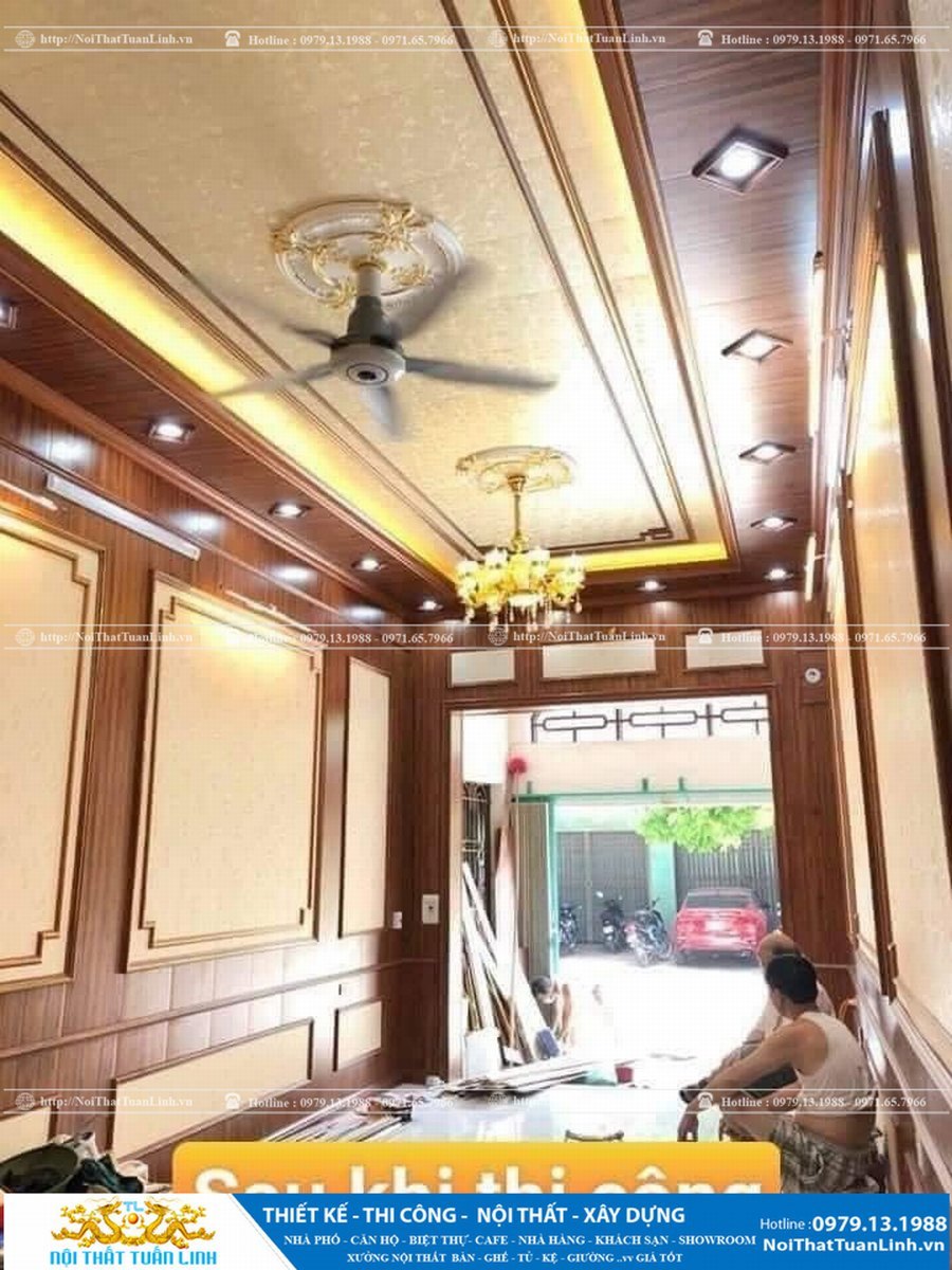 Thi công nội thất nhà phố Tân Cổ Điển 2