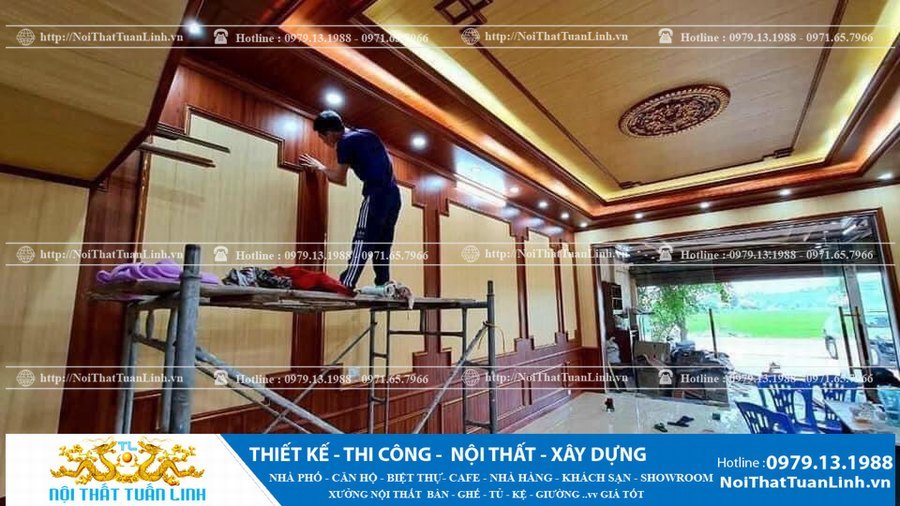Thi công nội thất nhà phố Tân Cổ Điển 22