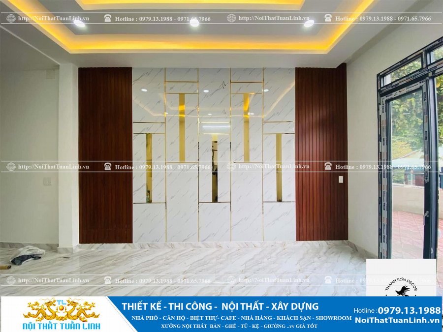 Thi công nội thất nhà phố Tân Cổ Điển 3
