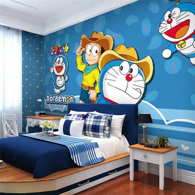 thiết kế hình trên tường cho bé vui tươi