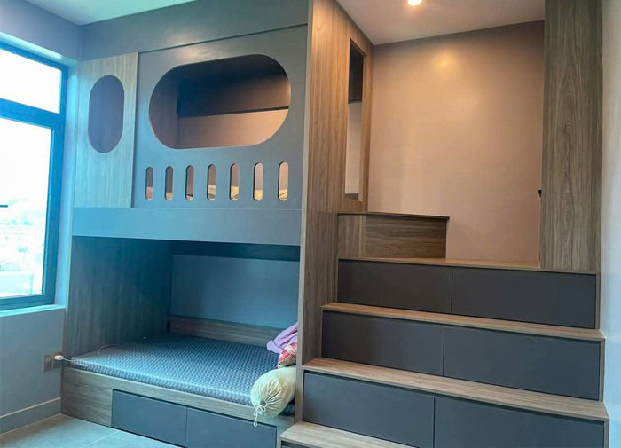 Sản xuất giường tầng đa năng phòng ngủ trẻ em