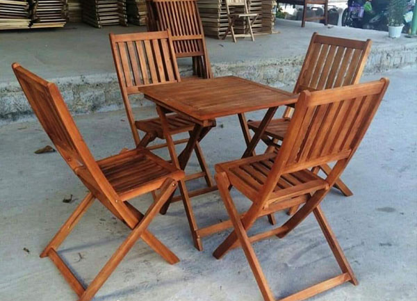 Bàn ghế cafe quán ăn nhà hàng 286,mẫu bàn ghế cafe bằng gỗ Bình Dương