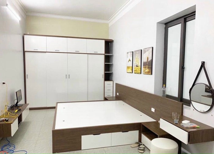 Mua Combo giường và tủ quần áo, kệ tivi giá rẻ tại Bình Dương