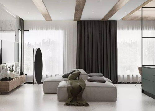 Mẫu thiết kế căn hộ chung cư 75m2 hiện đại cao cấp