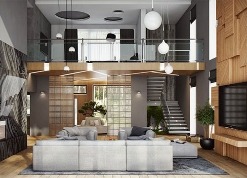 Ý tưởng thiết kế nhà phố hiện đại ấn tượng sang trọng độc đáo