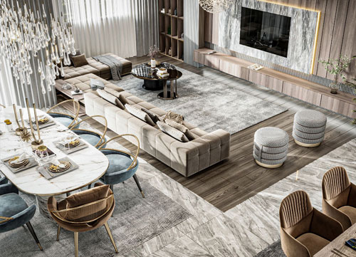 Báo giá thiết kế thi công xây dựng nội thất Biệt thự - Villa