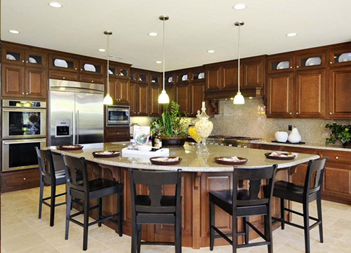 Nội thất nhà bếp Tủ bếp gỗ công nghiệp cao cấp
