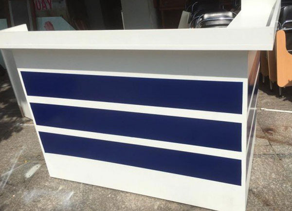 Quầy tính tiền quầy lễ tân 282 giá rẻ,văn phòng làm việc