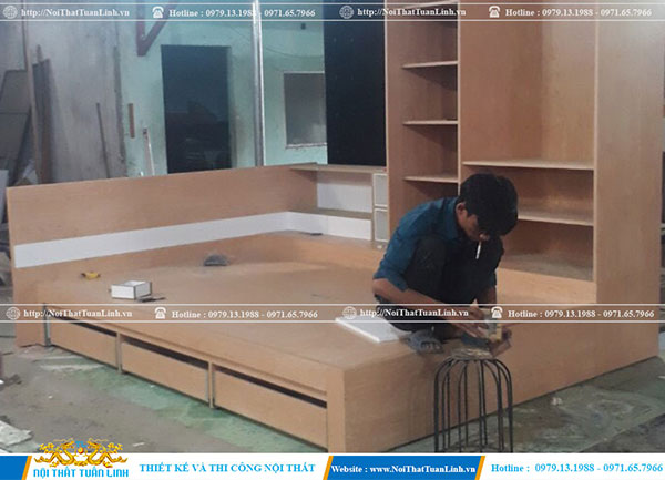 Sản xuất thiết kế thi công các loại giường thông minh giá tốt