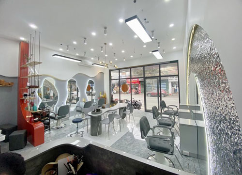 Thi công nội thất Salon tóc đẹp rẻ,thiết kế salon tóc Bình Duong