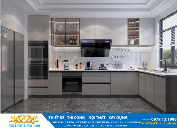 Thi công nội thất nhà bếp đẹp rẻ tại Bình Dương
