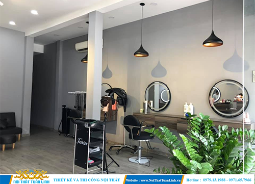 Thi công nội thất salon hair , nail , spa giá xưởng