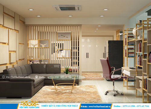 Báo giá thiết kế nội thất phòng khách căn hộ tại Bình Dương