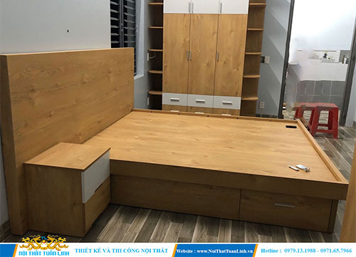 Thiết kế thi công lắp đặt giường trọn gói GN01