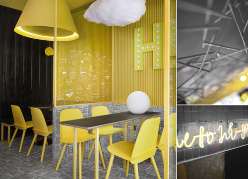 Thiết kế thi công nội thât quán cafe và trà sữa