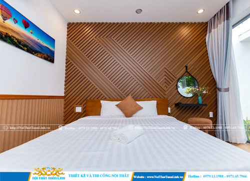 Thiết kế thi công ,nội thất phòng ngủ ,nhà phố tại Bình Dương