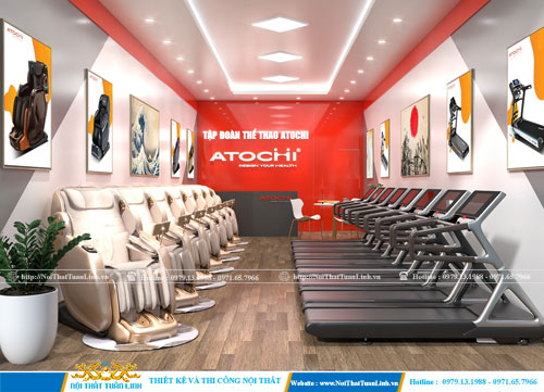 Thiết kế thi công showroom Tập Đoàn Thể Thao Atochi Bình Phước