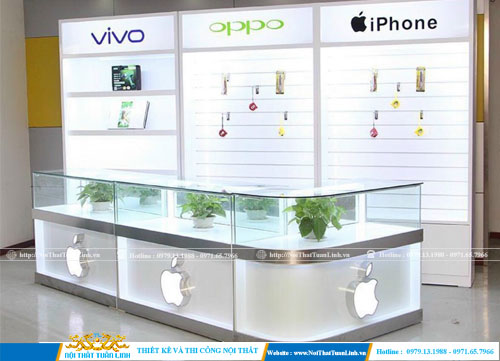 Báo giá thiết kế thi công showroom điện thoại tại Bình Dương