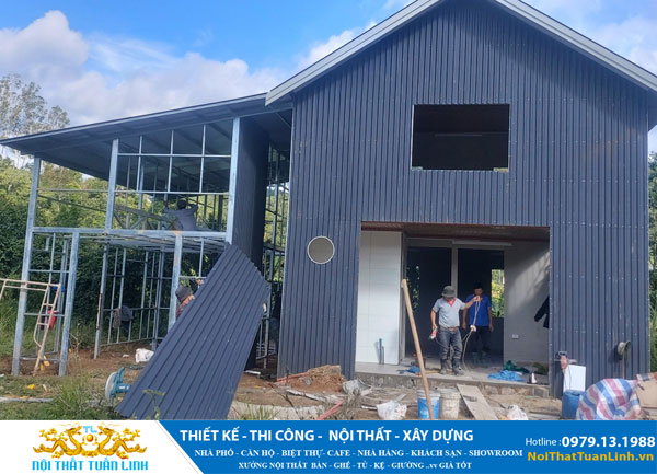 Thiết kế thi công xây dựng nhà khung thép tiền chế Bình Dương