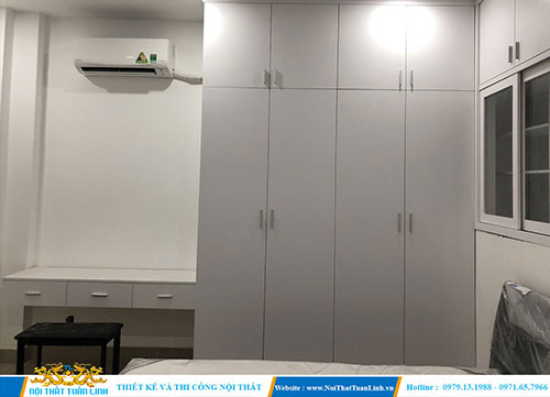 Tủ đựng quần áo gia đình gỗ công nghiệp hiện đại TQA01