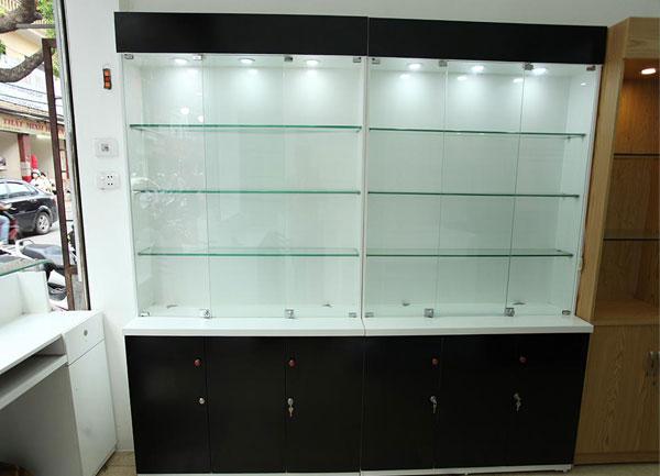 Tủ kệ trưng bày salon tóc 283,Nội thất Tuấn Linh Bình Dương