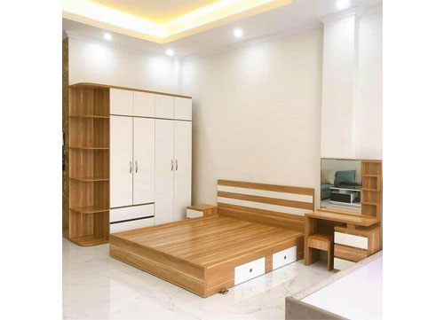 Báo giá nội thất phòng ngủ combo giường tủ áo bàn trang điểm