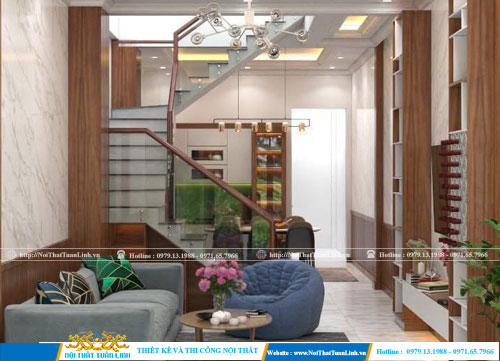 Thi công nội thất nhà phố đẹp Bình Dương