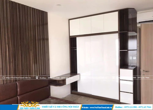 Xường nội thất Bình Dương - Mẫu tủ quần áo công nghiệp giá rẻ