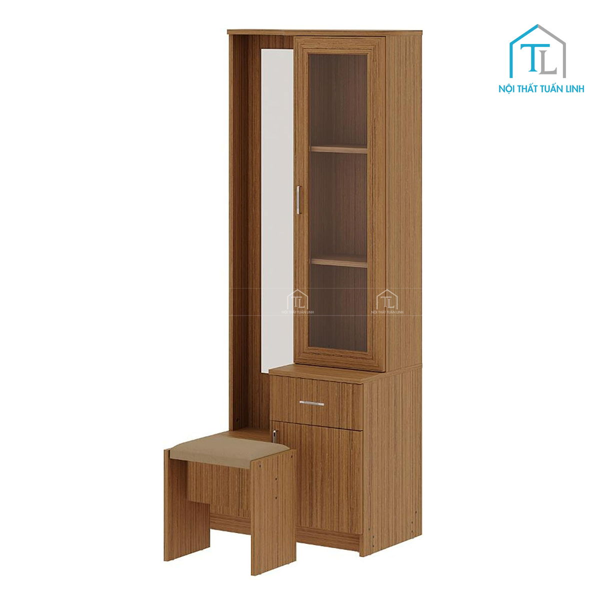 Gỗ MDF chống ẩm phủ Melamine vân gỗ Teak