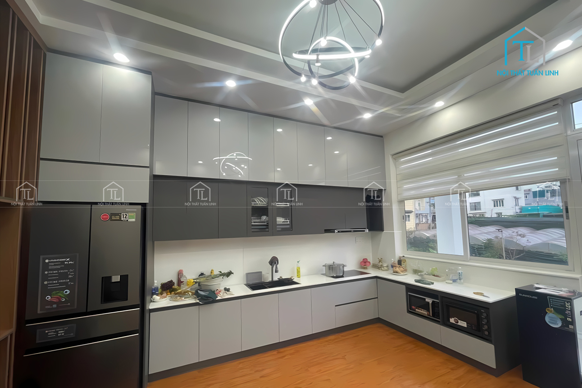 Sản xuất nội thất bếp theo yêu cầu