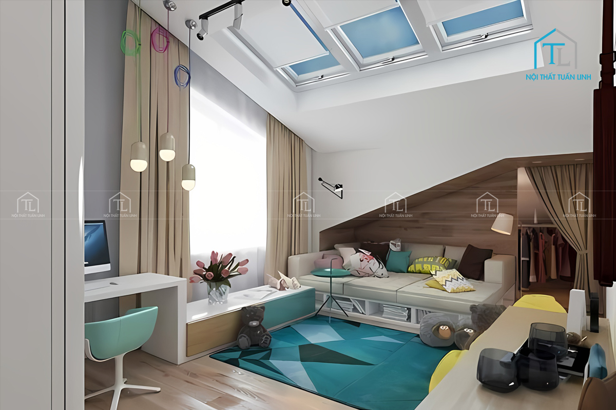 Thiết kế nội thất phòng ngủ baby, phòng cho bé, phòng trẻ em