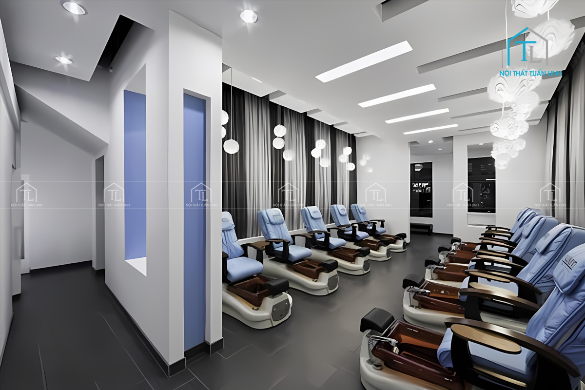 Thiết kế thi công tiệm nail đẹp thành công