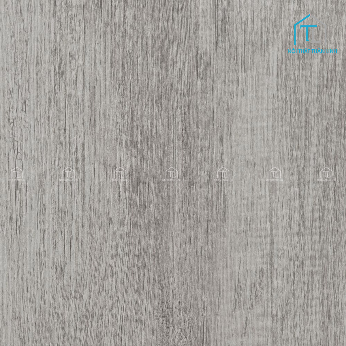 Tủ đầu giường MDF vân gỗ sồi màu xám 3 ngăn kéo phong cách hiện đại
