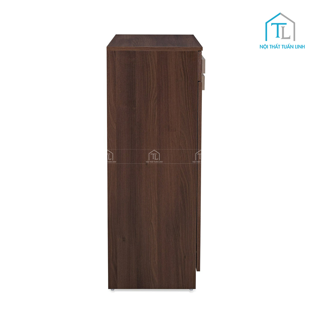 Tủ giày gỗ công nghiệp màu óc chó giá tốt