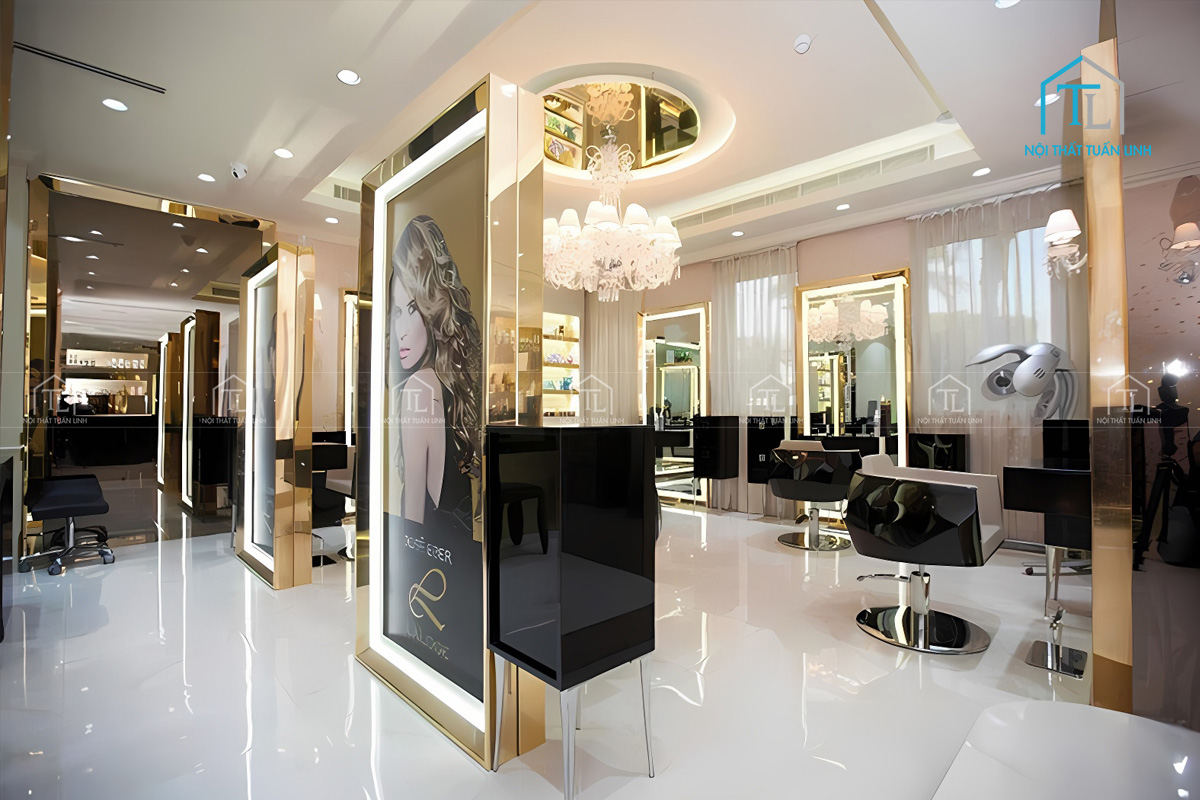 Xưởng sản xuất phân phối thiết bị Salon tóc, Nail, Spa tại Bình Dương